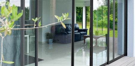 Menuiserie alu cintrée marque Peralu