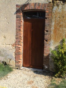 PORTE BOIS AVEC IMPOSTE